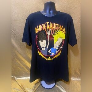 MTV Beavis and Butt-Head Black Graphic Tee